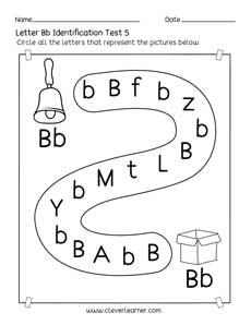 Free Lowercase Identification and recognition printable PDF