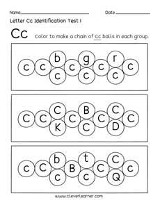 Free letters and alphabet identification worksheets for kindergarten