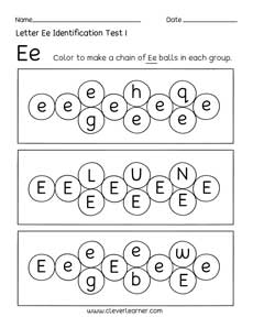 Free letters and alphabet identification worksheets for kindergarten