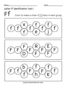 Free Lowercase Identification and recognition printable PDF