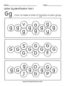 Free letters and alphabet identification worksheets for kindergarten