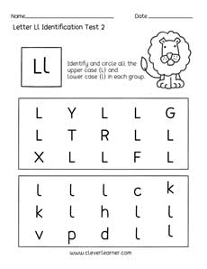 Alphabet Recognition Activity PreK Worksheets For Capital Letters