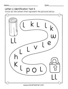 Letter Recognition Worksheets