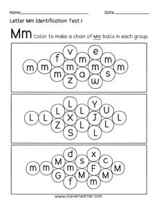 Alphabet Recognition Activity PreK Worksheets For Capital Letters