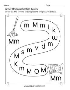 Free printable letter identification worksheets for PreK Homeschool Children.