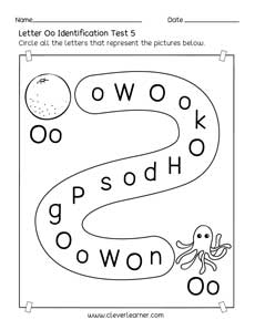 Free Letter Identification worksheet for 3yr-olds