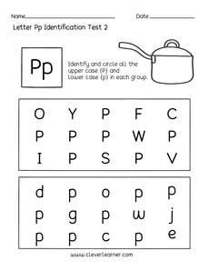 Free PreK Uppercase letter ID practice sheets