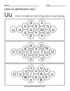 Free printable letter identification worksheets for PreK Homeschool Children.