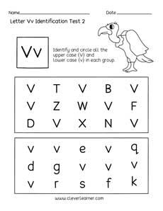 FREE Letter Identification Printables for Pre-K and K aged kids!