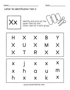 Letter Recognition Worksheets