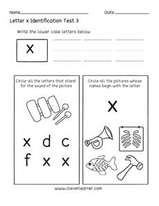 Letter Recognition Worksheets for preschoolers