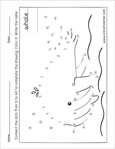 Preschool Connect The Dots Downloadables