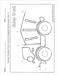 Connect the dots free preK Activity sheets