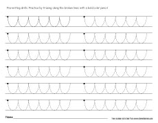 Free line tracing worksheets for kids