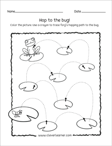Free and quality line tracing printables for preschool children