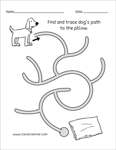 Fun tracing worksheets for early learners