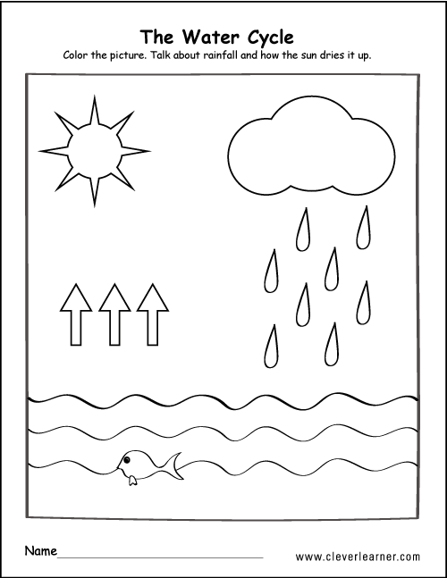 The Water Cycle Process for homeschool kids