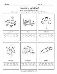 Teaching open syllables to your students can help them decode and write a large number of words.