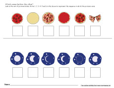 Homeschool preschool sequence activity