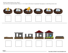 Free sequence worksheet