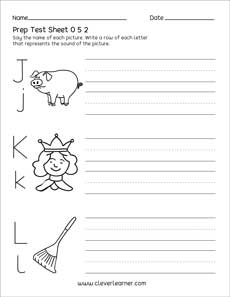 Free Preschool uppercase and lowercase letter activity worksheets for children