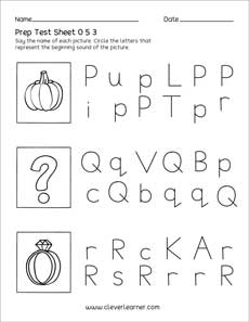 Lowercase letter printable test activities for preschool parents