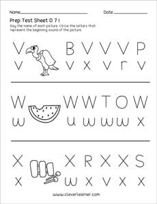 Free PreK uppercase and lowercase letter activity printable for children