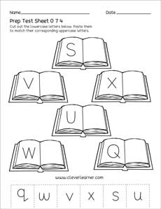 Free Preschool-PreK-Kindergarten letter A-Z activity worksheets for kids