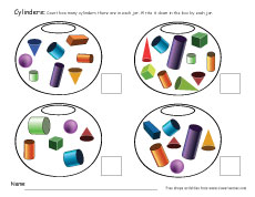 Kindergarten 3-Dimensional Shapes and Forms Printables