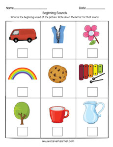 Phonics and beginning sounds