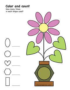 Shape Square Preschool Worksheet