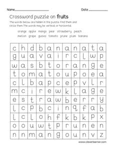 Free, Fun crossword puzzles for children