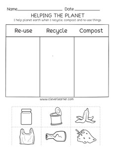 Free Earth Day Activity sheets for children