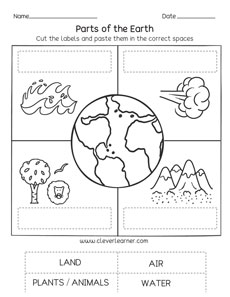 Fun Earth Day Coloring Activity for preschool
