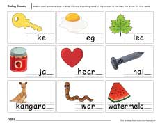 Free and fun Printable Phonics Worksheets for Pre-k & Kindergarten