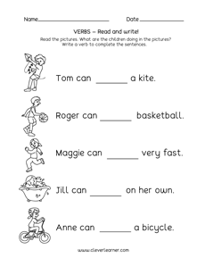 Verbs for kids