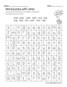 Four letter word puzzles