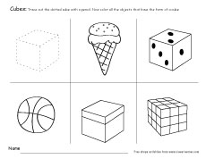 Cube Fun 3Dimension shapes for children
