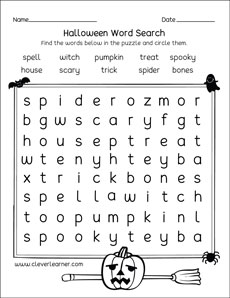 Halloween Theme Puzzle for 6 year olds