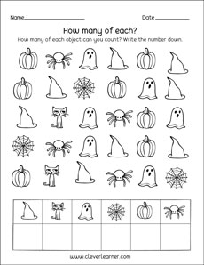 Free Halloween worksheets for homeschool kids