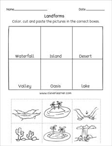 Free earth science worksheets for kindergarten kids