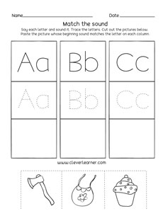 Free Letter C Sounds, Phonics for Preschool Learning