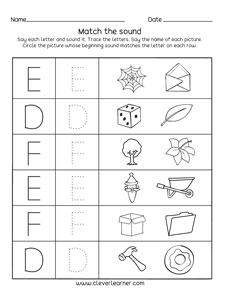 Preschool Phonics Letter F Sound Activity Printables