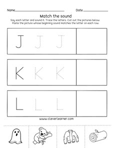 Free Letter L Sounds, Phonics for Kindergarten Learning