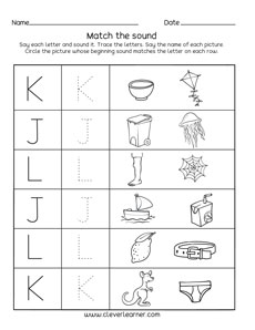 Preschool Phonics Letter L Sound Activity Printables