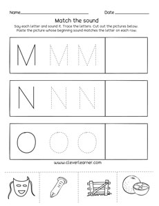 Free Letter M Sounds, Phonics for Kindergarten Learning