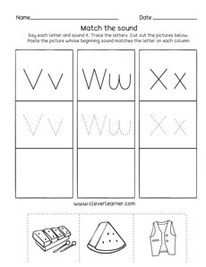 Fun Letter V Sounds Activity For Preschool Kids