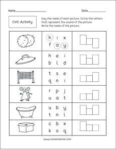 CVC Word Building and Activity Cards