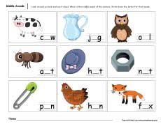 Browse Kindergarten Middle Sound Lesson Plans