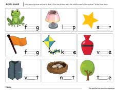 Activities to Practice Identifying Middle Sounds